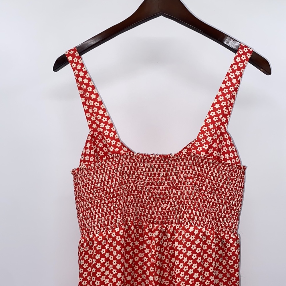 Hatch Jumpsuit Maternity Scarlet Jumpsuit in Jasmine Red Floral wide leg - Picture 12 of 16